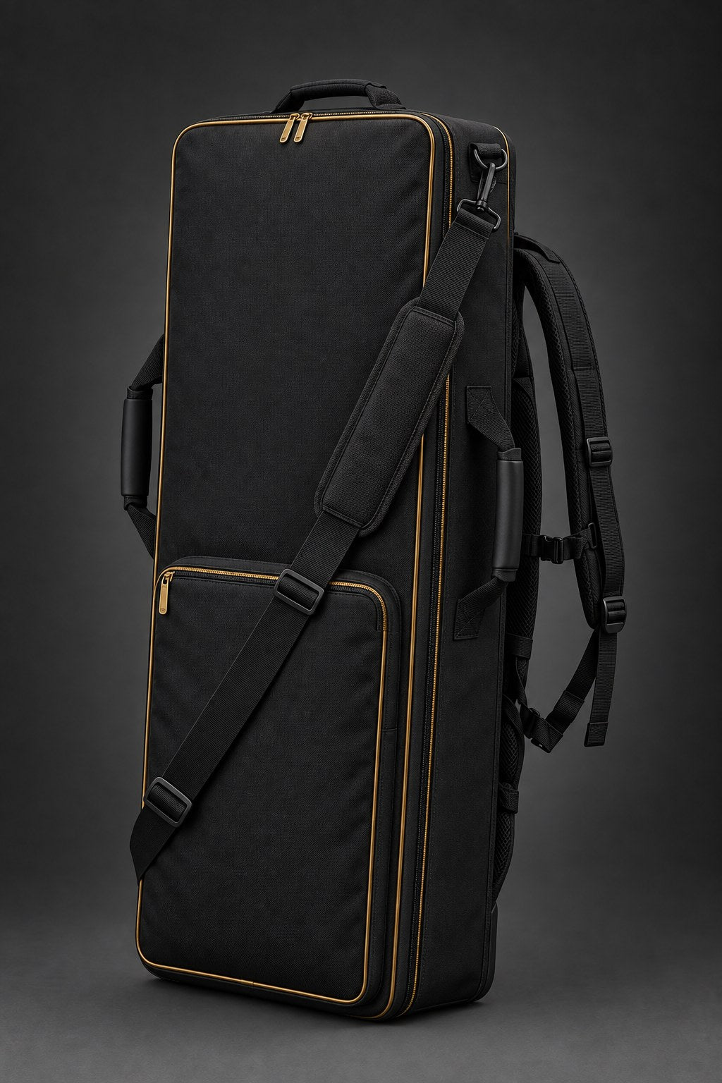 Saints Carry Case Obsidian Gold